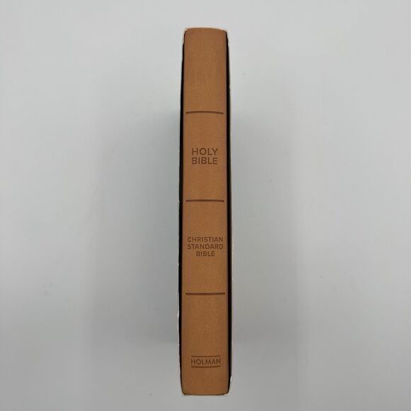 Holman CSB Deluxe Gift Bible Tan Leathertouch Gold Edges New 9781462749331 - Picture 12 of 13